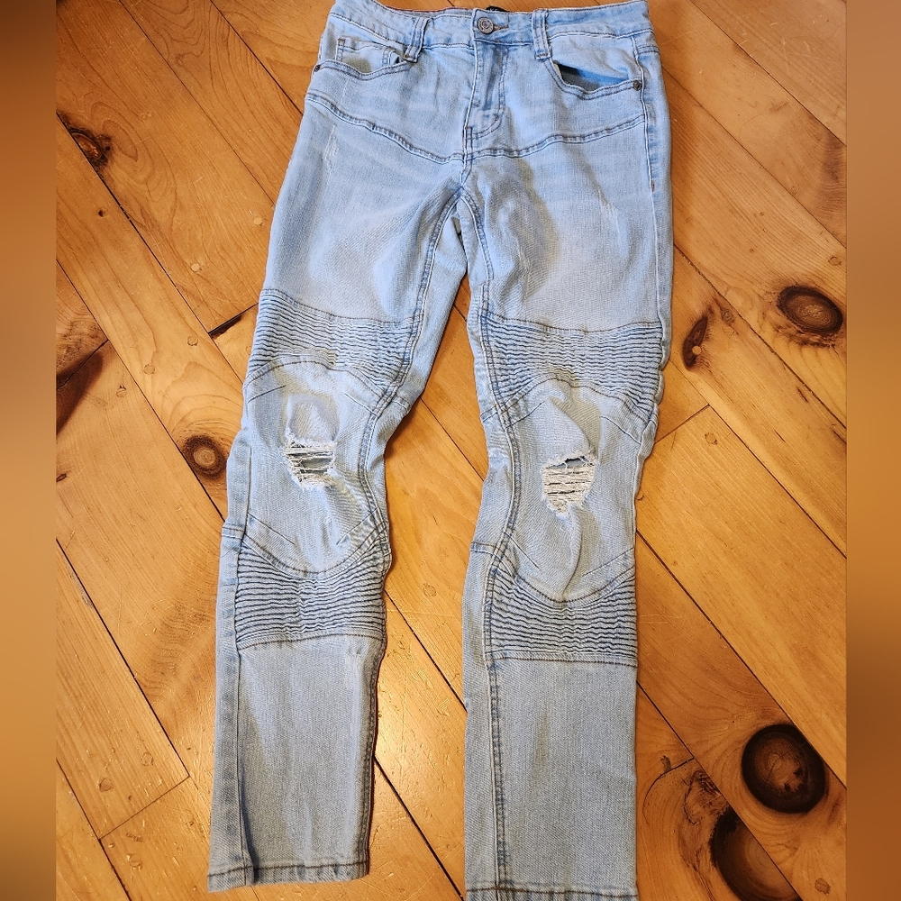 smoke & ash • moto jeans | 30